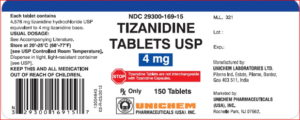 can tizanidine cause anxiety
